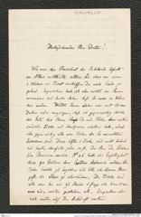 Nachlass Franz Steindachner, Brief von Eduard Graeffe an Franz Steindachner (21.06.1881), Inv.Nr. 173.07, Seite 1